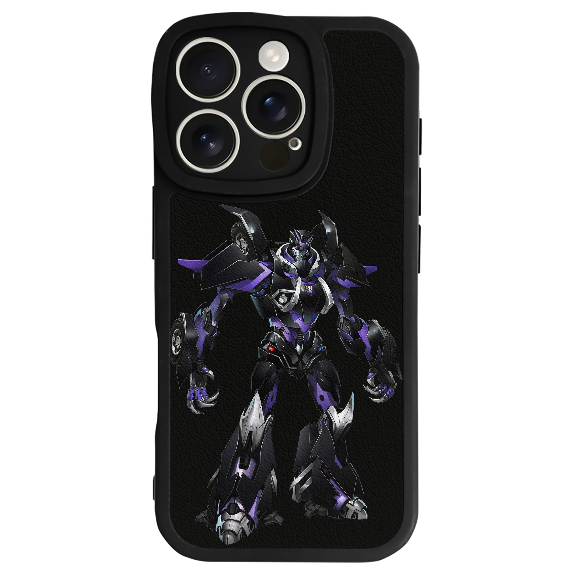 （画像用） Transformers トランスフォーマー 【iPhone 16シリーズ対応】シリコンスマホケース（レザー調） 材質：シリコン